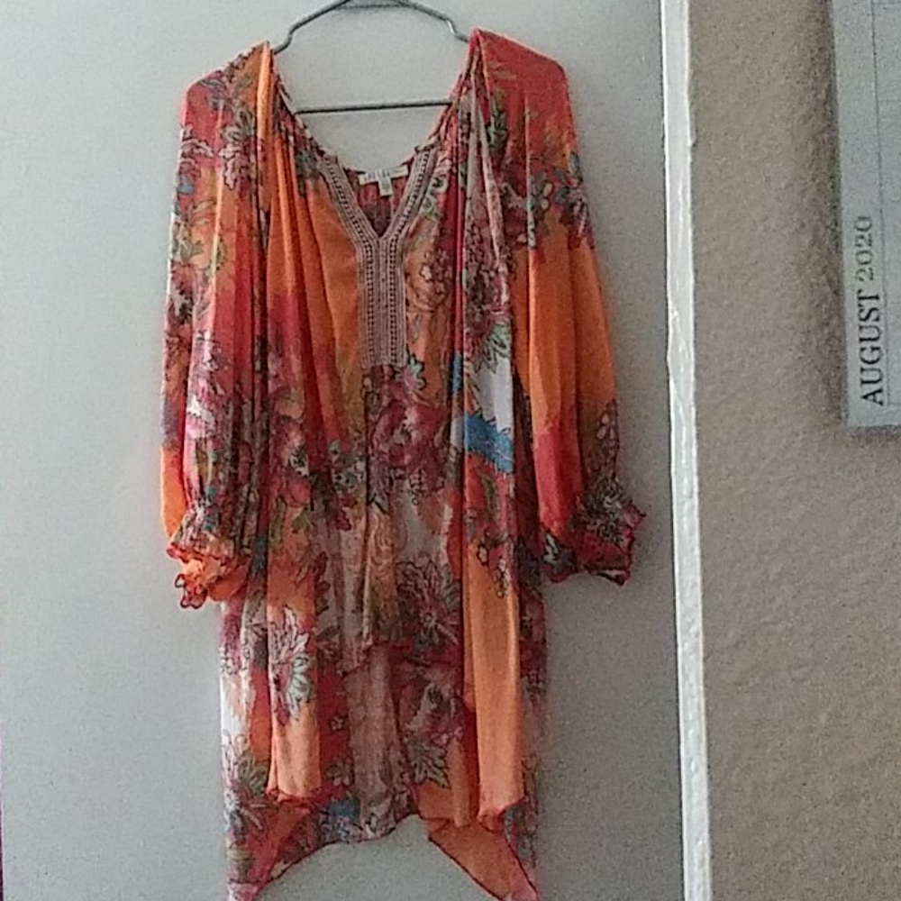 Womans beautiful colorful blouse